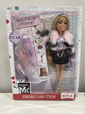 Project MC2 Doll Adrienne Attoms Experiment Hair Streak Toy HTF  2017 New • $44.80