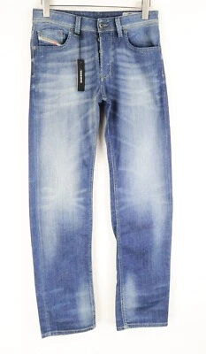 £77.99 • Buy DIESEL Larkee R18T8 W28/L32 Men Jeans Regular Straight Fit Blue Cotton Stretch