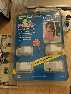 Tot Lok Safety 1st USA Made Magnetic Cabinet Child Proofing 4 Pack • $8.95