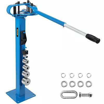 £136.13 • Buy VEVOR Compact Pipe Bender Metal Manual Floor Type 7 Dies 1-3  Mountable Handle
