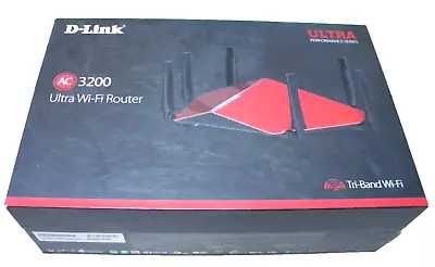 D-Link AC3200 Ultra Tri-Band Wi-Fi Router 6 High Performance Beamforming Antenna • $35