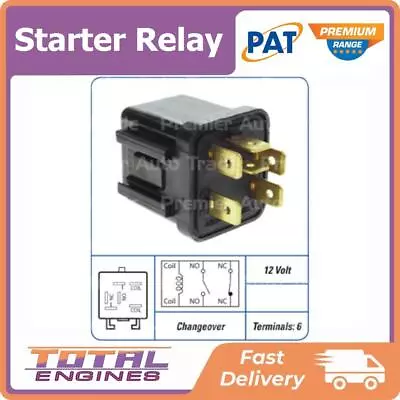 PAT Premium Starter Relay Fits Holden Rodeo TF 2.6L 4Cyl 4ZE1 • $99.14