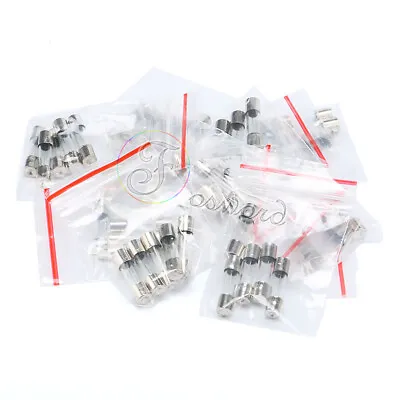 $4.02 • Buy 50PCSFuse Glass Fuse Tube Electrical Fast Blow 5x20mm 0.5A 1A 2A 3A - 15A Fuses