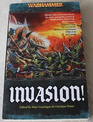 Warhammer. Invasion! Short Stories By Various Authors. PB 1st Edition • £6.50