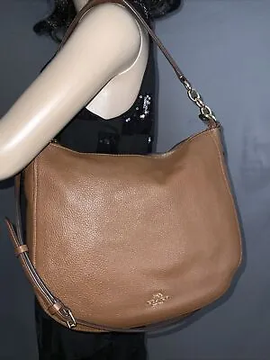 $113 • Buy Coach F31399 Elle Hobo Saddle Leather Convertible Shoulder Bag