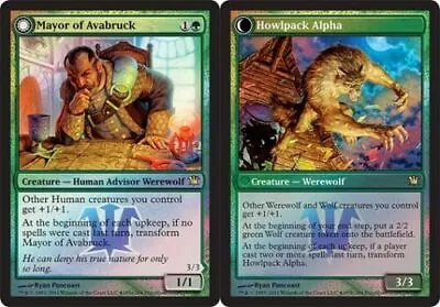 Mayor Of Avabruck / Howlpack Alpha (FOIL) - Innistrad NM MTG L3 • $12.22