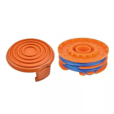 Dual Strimmer Line Spool Heads Base Cover Cap For QUALCAST GT25 GGT3503 Durable • £8.47