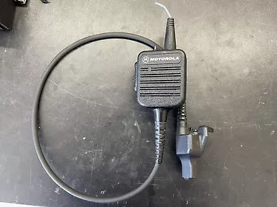 Genuine Motorola NMN6244B Remote Speaker Microphone With Antenna & Cord • $17.90