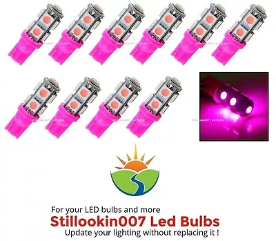 10 - Landscape Light Bulbs Pink / Purple 9LED. Replaces 12v T5 Malibu Bulbs • $23.69