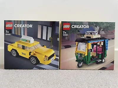 LEGO 40468 & 40469 - Creator - Taxi & Tuk Tuk • $59.90