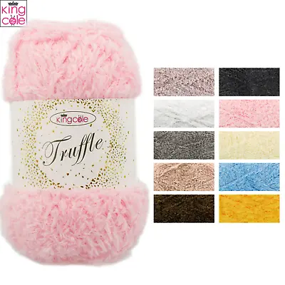 £4.29 • Buy King Cole Truffle DK 100g Ball - Fluffy Soft Teddy Knitting Wool / Yarn