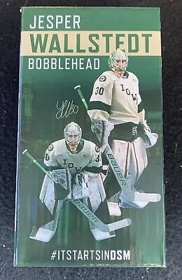 Jesper Wallstedt Iowa Wild Bobblehead SGA 4/6/2024 Minnesota Wild Goalie Sweden • $99.99