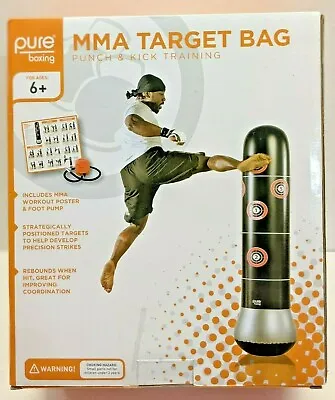 Kick Boxing Punching Bag Gym MMA Training Equipment Target Bags Stand Fitness • $26.91