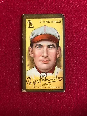 1911 T-205 Roger Bresnahan Piedmont Tobacco Card (Scarce / Vintage) • $250