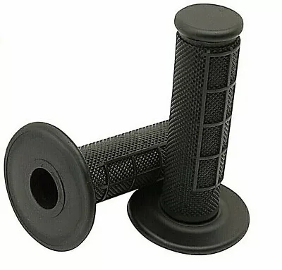 Tusk Mx Grips Half Waffle Black Medium Compound Dirt Bike Dual Sport Adv  • $12.99