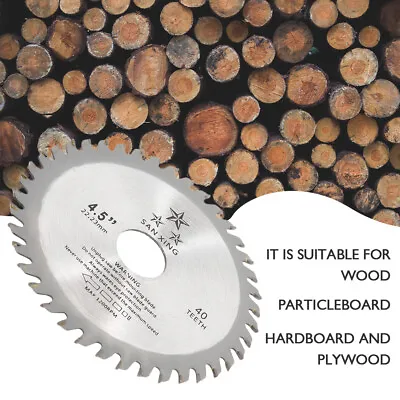 £5.99 • Buy 115mm 40T Wood Circular Saw Blades Discs Plunge Cutting Angle Grinder Tools UK