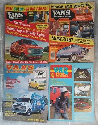 Vans & Trucks Magazine - Vans Illustrated  - Van People - 1976 • $22.95
