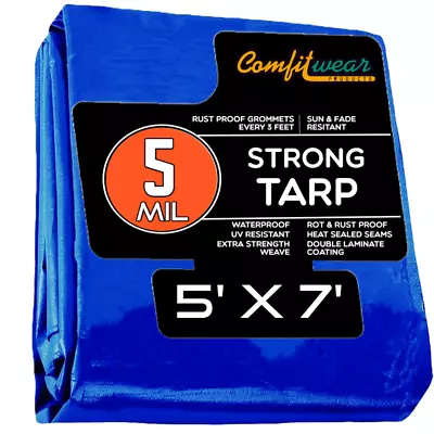 COMFITWEAR Super Heavy Duty Tarp Cover Reinforced Grommet Multi-Use Pool Cover • $322.48