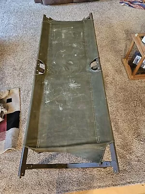 Vintage  Military Cot  Marked 1953! Please See Discription. • $100