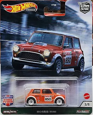 Hot Wheels 2020 Car Culture British Horse Power Morris Mini Real Riders! • $12.63