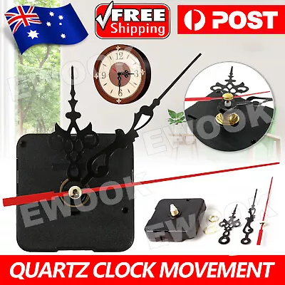 Silent DIY Quartz Movement Wall Clock Mechanism Replacement Part Repair Kit AU • $8.95
