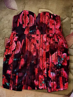 City Chic XXL / 24 Strapless Red And Black Dress • $25