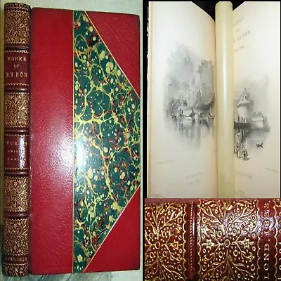 £16.35 • Buy 1832 Childe Harold's Pilgrimage Lord Byron Fine Gold Binding Poem Poetry 1st Set