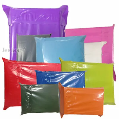 Colored Mailing Bags Postal Sacks Mail Post/shipping  Bags All Colours 4 Sizes • £77.86