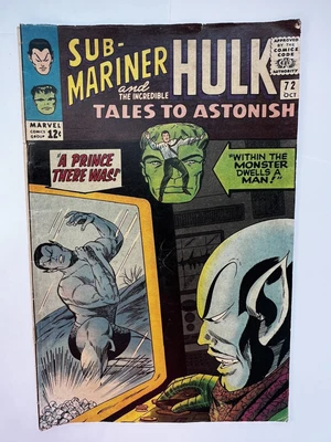 $25.99 • Buy Tales To Astonish 72 - Hulk & Submariner 1965 Silver Age Marvel.