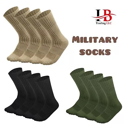 4 PK Military Army Boot Socks Combat Tactical Trekking Hiking OutDoor Activities • $15.99