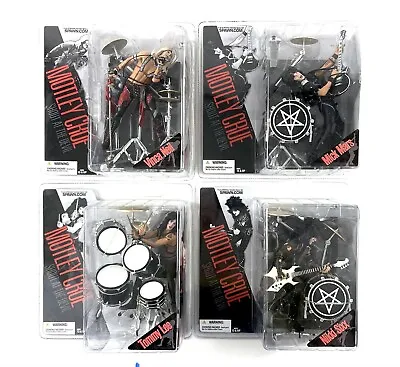 Motley Crue McFarlane Action Figure Vince Neil Tommy Lee Mick Mars Nikki Sixx 🔥 • $499.99