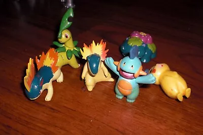 Pokemon Figure Toy Lot Quilava Marshtomp Bayleef Venusaur Pikachu Tomy TFG? USED • $29.99