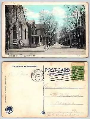 Millersburg Pennsylvania REFORMED CHURCH Pennsylvania Postcard E619 • $9.99