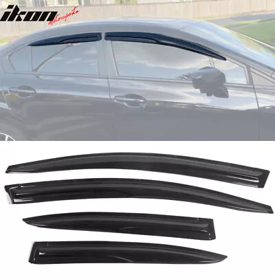 Fits 12-15 Honda Civic Sedan Mugen Style Window Visors Acrylic Rain Guards 4Pcs • $29.99