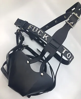 Bondage Mouth Gag Restraints Gimp Mask Fetishwear BDSM Bondage Kit Harness • £34.99