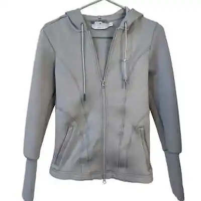 Adidas By Stella McCartney Barricade Grey Scuba Full Zip Hoodie. Sz XS • $40