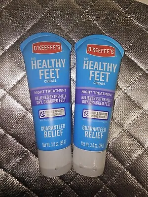 (2)O'Keeffe's For Healthy Feet White Night Treatment Foot Cream 3 Oz🔥🔥🔥 • $18.98