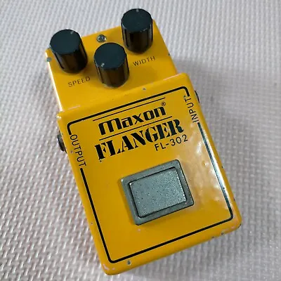 Vintage Maxon Fl-301 Flanger Electric Guitar Effect Pedal Made In Japan • $159.12