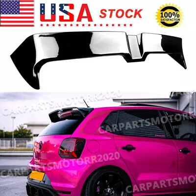 For VW Polo MK5 6R 6C GTI R Oettinger Style Gloss Blk Rear Boot Spoiler 2011-18 • $79.69