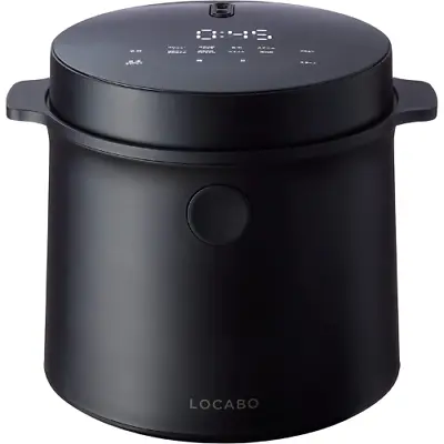 LOCABO Sugar Cut Rice Cooker JM-C20E-B Black 5Cups AC100V 50/60Hz 50kW • $146.63