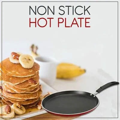 Royal Non Stick Pancake Pan Dosa Tawa Induction Crepe Griddle Roti Ford 29CM • £13.99