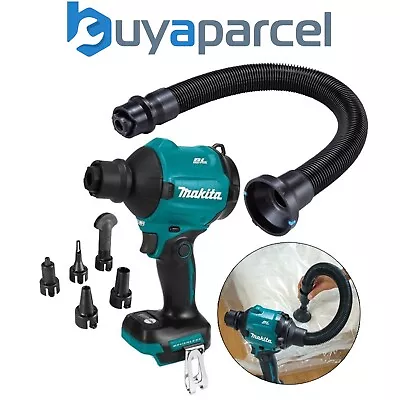 Makita DAS180Z 18v Brushless Dust Blower Inflator Deflator LXT + 5 Nozzle + Hose • £139.99