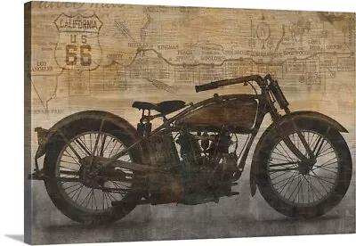 Ride Canvas Wall Art Print Motorcycle Home Decor • $49.99