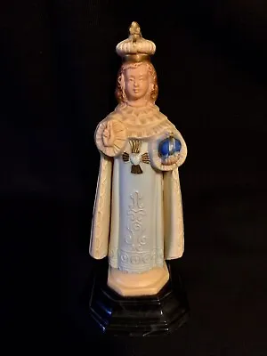 Vintage Infant Jesus Of Prague Statue Plastic Figurine 5 1/2” • $12