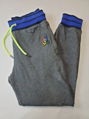 $28.99 • Buy Psycho Bunny Warwick Color-Block Logo Heather Storm Size XS Pants 
