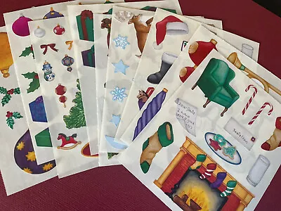 Creative Memories Lot Of 2 Stickers 4  X 5  Christmas Holiday Santa U Choose • $3.75