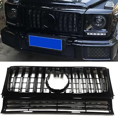 Front Upper Grille Panamericana GT R For Mercedes G Class W463 1990-18 G500 G550 • $155.44