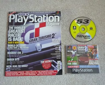 Official UK Playstation Magazine (PS1) Issue 53 Christmas 1999 With Demo Disc • £5