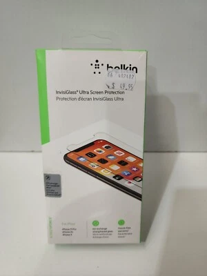 $28.99 • Buy GENUINE Belkin Screen Force Invisi Glass Ultra Protector For Apple IPhone 11 Pro