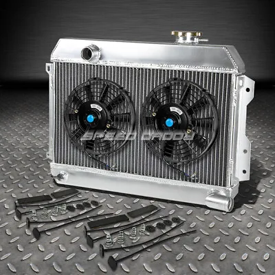 2-row Aluminum Radiator+2x 9  Fans For 68-73 Datsun 510 Srl311/sr/521 Pickup 1.6 • $93.88